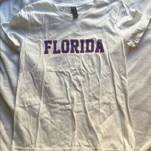 White Florida Graphic T-Shirt (Women’s S)